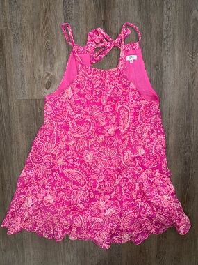 Fate pink paisley cotton dress